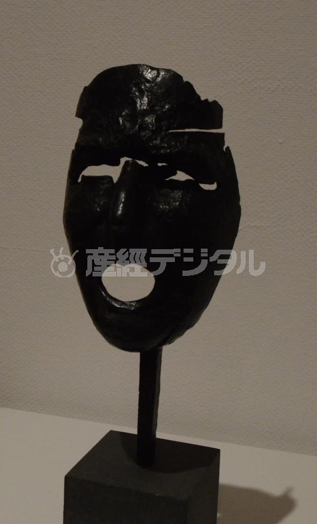 フリオ・ゴンサレス「叫ぶモンセラのマスク」１９３８～３９年ごろ。ブロンズ鋳造＝２０１５年１２月８日（提供写真）