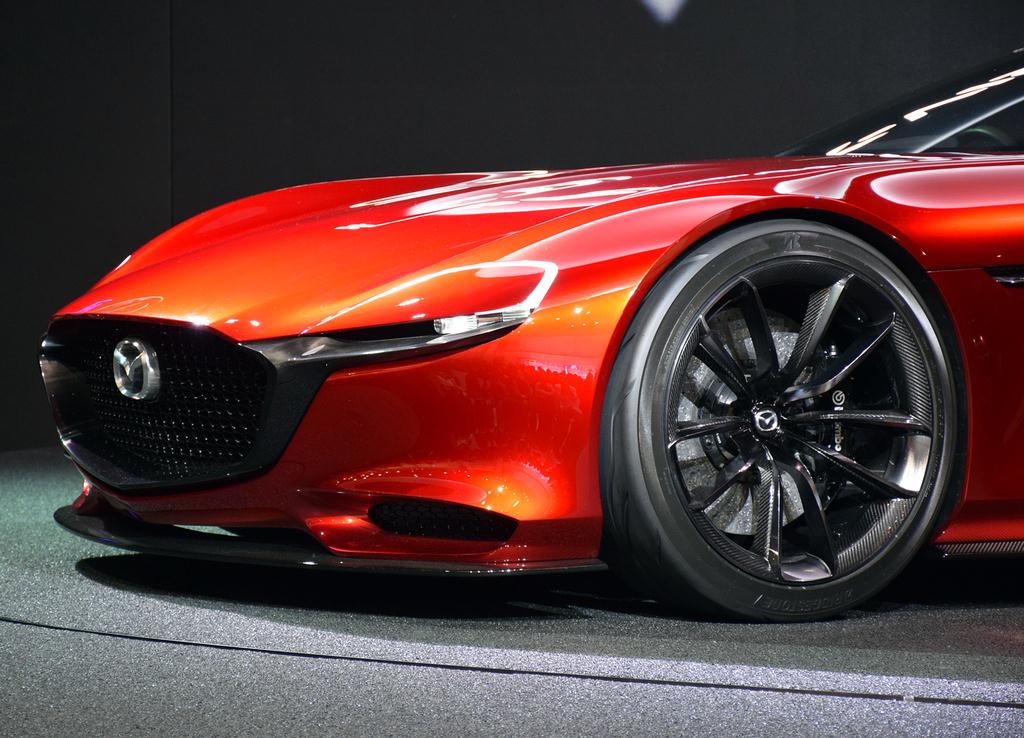 マツダの「ＲＸ－ＶＩＳＩＯＮ」＝東京ビッグサイト（撮影：大竹信生）