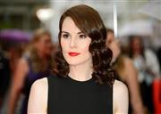 英女優、ミシェル・ドッカリーさん＝２０１５年８月１１日、英国・首都ロンドン（ＡＰ）