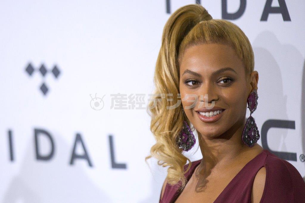 世界的な人気歌手、ビヨンセさん＝２０１５年１０月２１日、米ニューヨーク（ロイター）