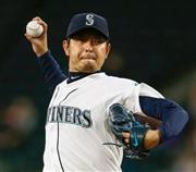 米大リーグ、岩隈（いわくま）久志投手（ゲッティ＝共同）