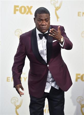 米コメディ俳優のトレイシー・モーガンさん＝２０１５年９月２０日、米カリフォルニア州ロサンゼルス（ＡＰ）