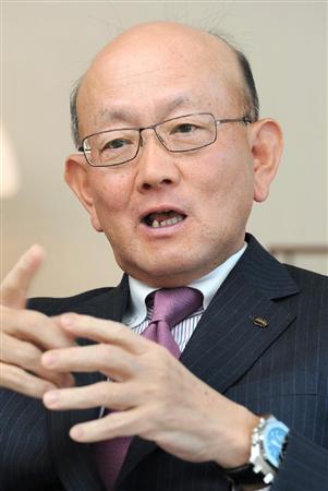 伊藤忠商事の岡藤正広社長（寺河内美奈撮影）