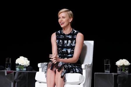 米女優、シャーリーズ・セロンさん＝２０１５年９月２９日、米ニューヨーク（ＡＰ）