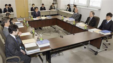 郵政民営化委員会の会合＝２５日午前、東京・永田町