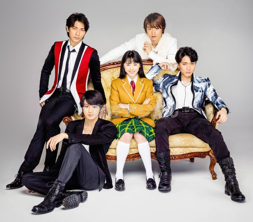 ミュージカル「花より男子」。２０１６年１月５～２４日公演（提供写真）。（Ｃ）神尾葉子・リーフプロダクション／集英社、（Ｃ）「花より男子＿Ｔｈｅ＿Ｍｕｓｉｃａｌ」製作委員会２０１５