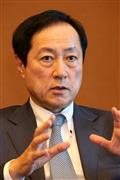 みずほフィナンシャルグループの佐藤康博社長＝東京都千代田区（早坂洋祐撮影）