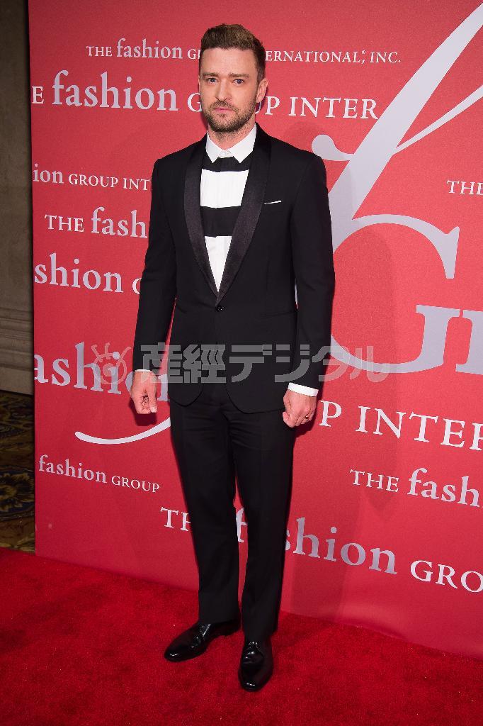 米歌手・俳優、ジャスティン・ティンバーレイクさん＝２０１５年１０月２２日、米ニューヨーク（ＡＰ）