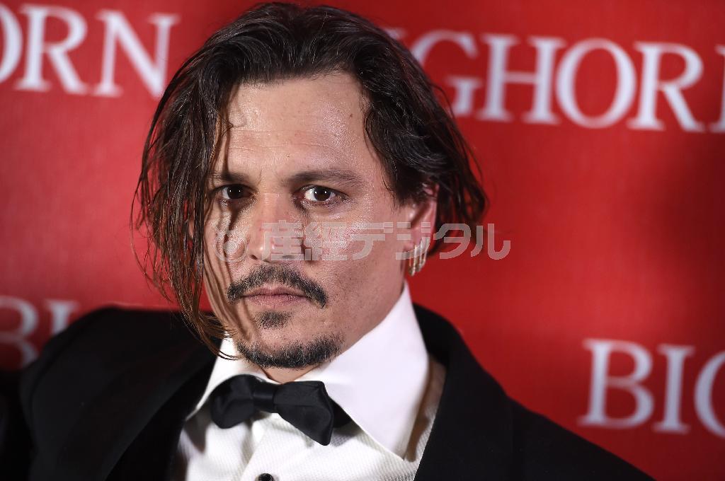 米俳優のジョニー・デップさん＝２０１６年１月２日、米カリフォルニア州パームスプリングス（ＡＰ）