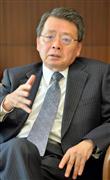 【新春直球緩球】インタビューに応じる三菱商事の小林健社長（三尾郁恵撮影）