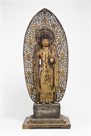 「十一面観音立像」長快作＿一躯＿鎌倉時代、１３世紀（山崎兼慈さん撮影、パラミタミュージアム提供）