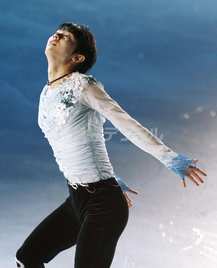 フィギュアスケート、ソチ冬季五輪金メダリストの羽生結弦（はにゅう・ゆづる）＝２０１６年１月１６日、大阪府門真市の東和薬品ラクタブドーム（共同）