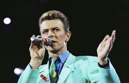 ６９歳で死去したデビッド・ボウイさん＝２０１６年１月１２日、英国・首都ロンドン（ロイター）