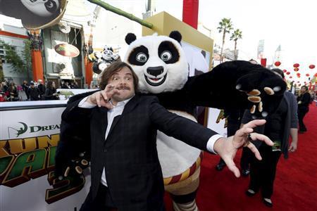 米俳優、ジャック・ブラックさん＝２０１６年１月１６日、米カリフォルニア州ハリウッド（ロイター）