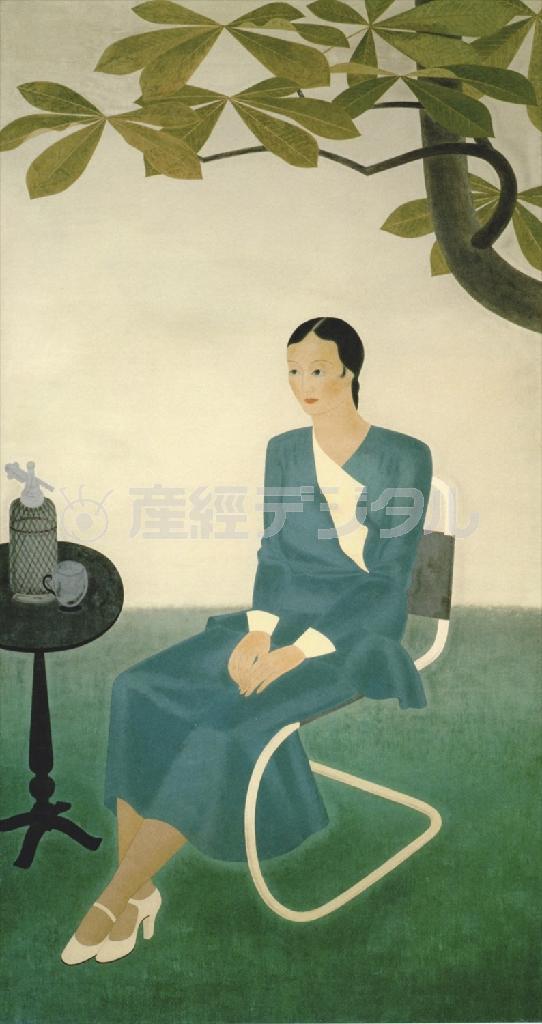 吉岡堅二《椅子による女》１９３１年（提供写真）