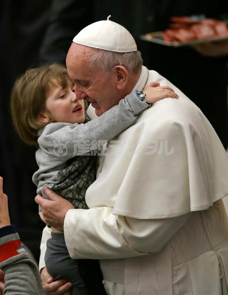 ローマ法王フランシスコ＝２０１６年１月２０日、バチカン（ＡＰ）