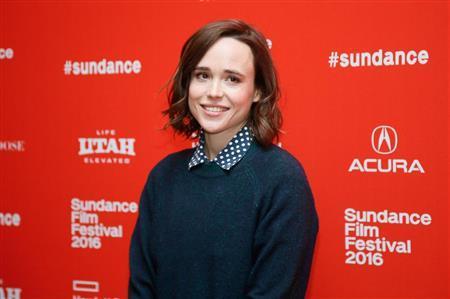 カナダの女優、エレン・ペイジさん＝２０１６年１月２３日、米ユタ州パークシティ（ＡＰ）