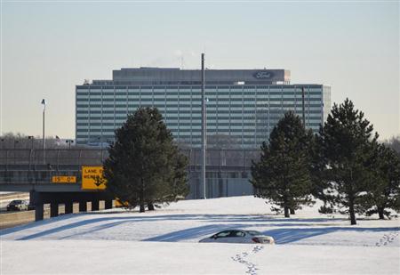 フォードの本社ビル＝米ミシガン州ディアボーン（撮影・大竹信生）