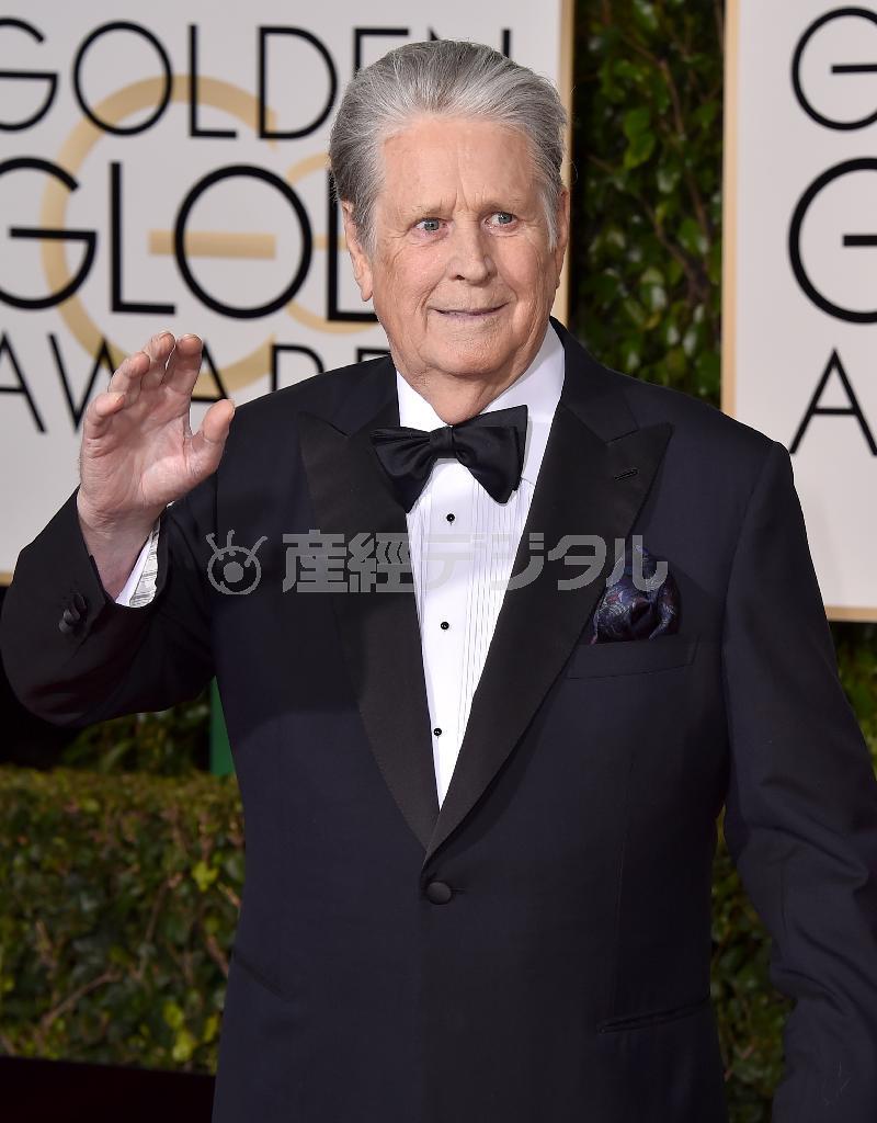 米ロックバンド「ビーチ・ボーイズ」のブライアン・ウィルソンさん＝２０１６年１月１０日、米カリフォルニア州ビバリーヒルズ（ＡＰ）