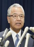 週刊文春が報じた金銭授受疑惑について、記者会見する甘利経済再生担当相＝２８日午後、内閣府