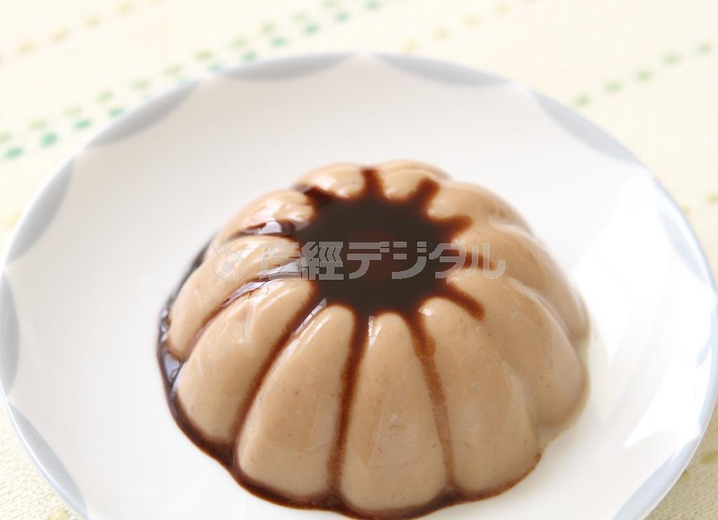 ココアプリン。※１１５ｋｃａｌ、塩分０．２グラム（１人分）