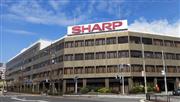 大阪市のシャープ本社（前川純一郎撮影）