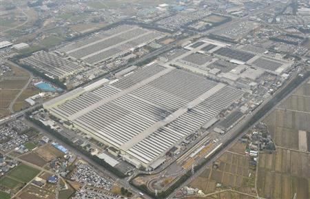 トヨタ自動車の堤工場＝１日、愛知県豊田市
