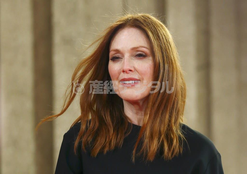 米女優、ジュリアン・ムーアさん＝２０１６年２月１５日、ドイツ・首都ベルリン（ロイター）