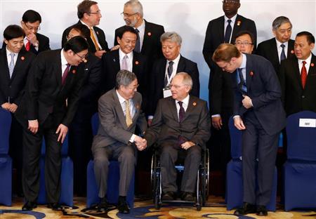 上海で開催されたＧ２０財務相・中央銀行総裁会議（ＡＰ）