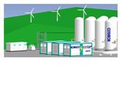 神戸製鋼所が開発に着手した空圧電池ユニットのイメージ図