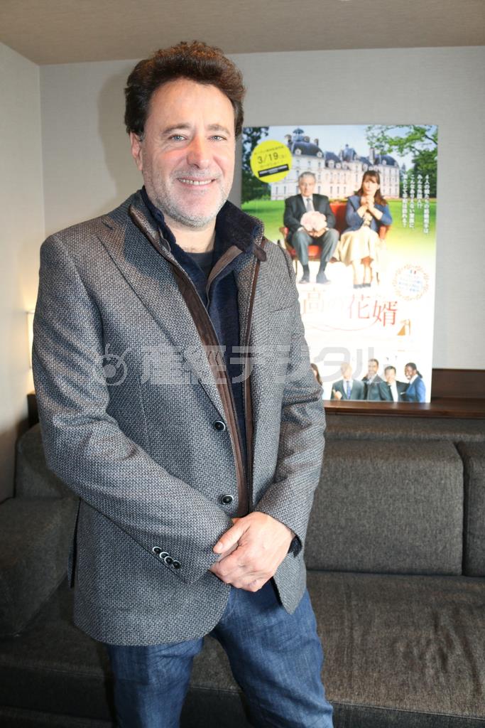 国際色豊かな家族、親戚と生活を送ってきたフランスのフィリップ・ドゥ・ショーヴロン監督＝２０１６年２月４日、東京都渋谷区（高橋天地）