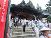 お遍路さんの団体＝香川県さぬき市