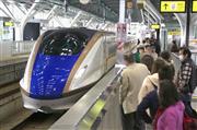 開業１周年を迎えた北陸新幹線＝ＪＲ富山駅
