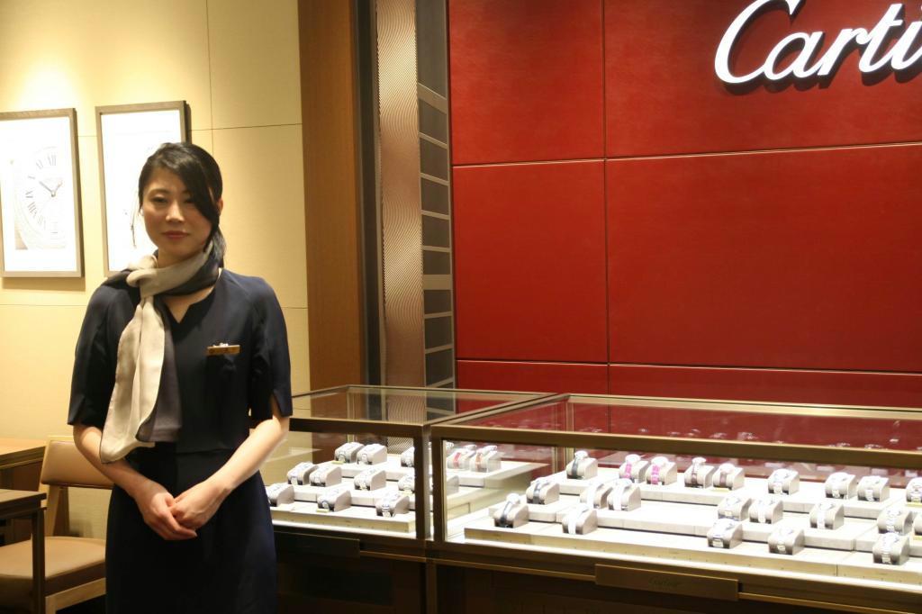 三越銀座店の市中空港型免税店の一角にオープンした高級時計売り場「タイムヴァレー」＝東京都中央区