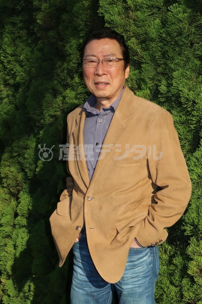 ３月１９日に公開される映画２本で頑固おやじを演じた石倉三郎さん＝２０１６年２月２６日、東京都港区赤坂（高橋天地撮影）
