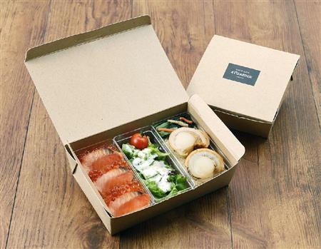 自分で具材を選ぶことができる吉田屋の「カフェ弁」