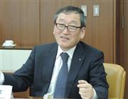 取材に応じた三菱重工業の交通・輸送ドメイン長を務める鯨井洋一副社長