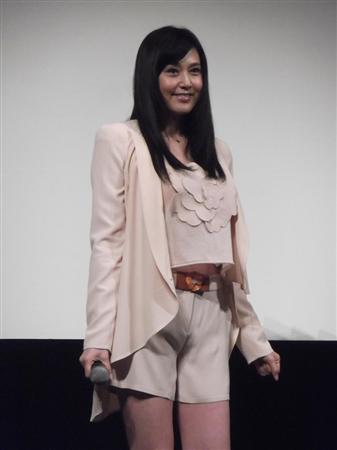 藤原紀香さん＝東京・東新橋