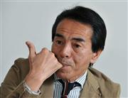 江戸家猫八さん＝２０１２年２月、東京・大手町（栗橋隆悦撮影）