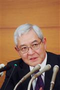 日銀の審議委員に４月１日付で就任した桜井真氏＝１日、東京都中央区（飯田耕司撮影）