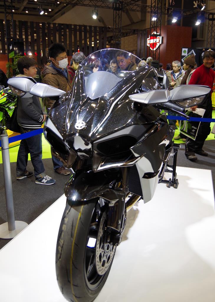 第４３回東京モーターサイクルショー＝２０１６年３月２５日（撮影：津田克仁）