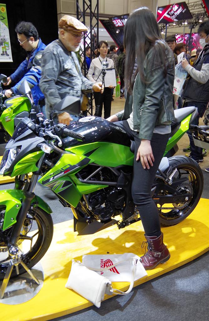 第４３回東京モーターサイクルショー＝２０１６年３月２５日（撮影：津田克仁）