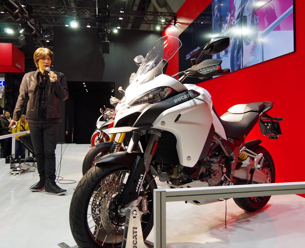 第４３回東京モーターサイクルショー＝２０１６年３月２５日（撮影：津田克仁）