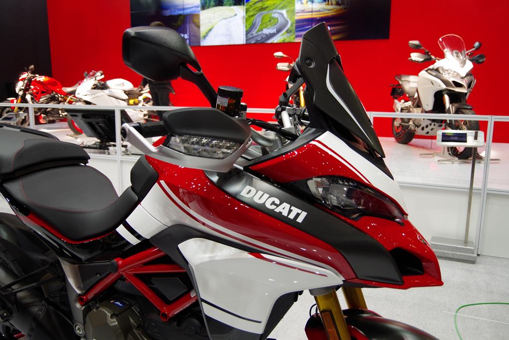 第４３回東京モーターサイクルショー＝２０１６年３月２５日（撮影：津田克仁）