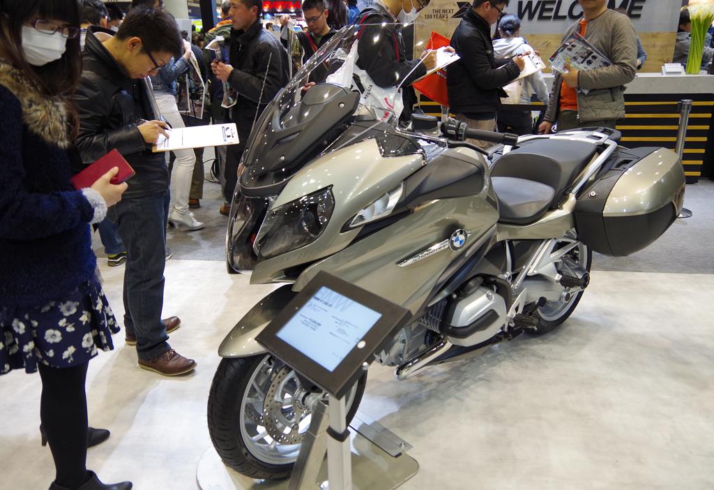 第４３回東京モーターサイクルショー＝２０１６年３月２５日（撮影：津田克仁）