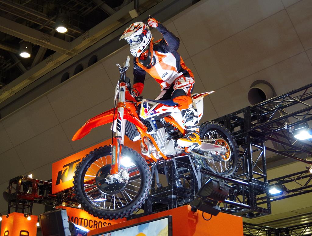 第４３回東京モーターサイクルショー＝２０１６年３月２５日（撮影：津田克仁）