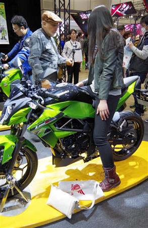 第４３回東京モーターサイクルショー＝２０１６年３月２５日（撮影：津田克仁）