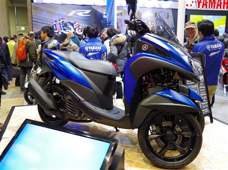 第４３回東京モーターサイクルショー＝２０１６年３月２５日（撮影：津田克仁）