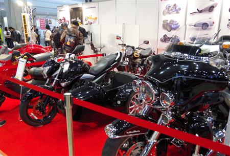 第４３回東京モーターサイクルショー＝２０１６年３月２５日（撮影：津田克仁）