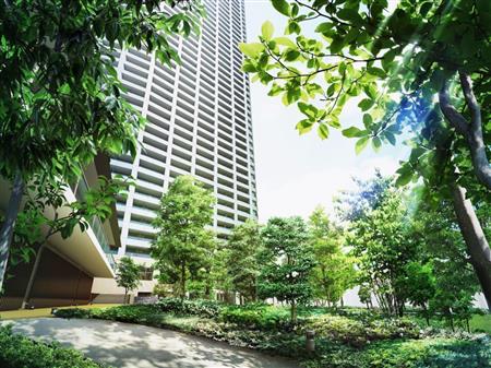 三菱地所レジデンスが販売した「ザ・パークハウス西新宿タワー６０」の完成予想図